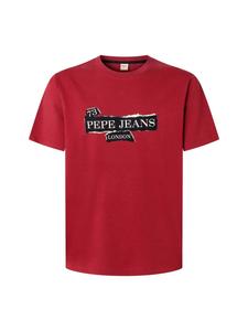 Pepe Jeans Футболка 'GRIFFIN' в красном цвете