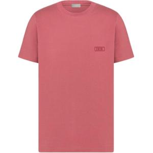 DIOR Футболка мужская розовая