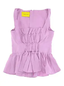 Хлопковый топ Marques'Almeida, фиолетовый