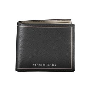 Черный кожаный кошелек Tommy Hilfiger, Black