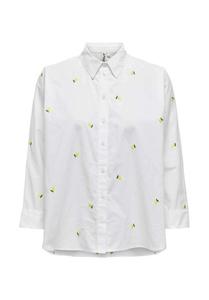 Блуза ONLY Button-down blouse, Blanc/White