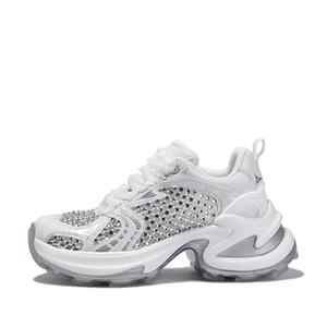 BELLALILY Низкие массивные кроссовки женские белые