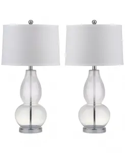 Набор из 2 настольных ламп Mercurio Safavieh, clear