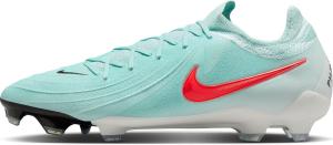 Кроссовки Nike Phantom GX II PRO FG мужские со шнурками, Mint/Off Noir/Atomic Red