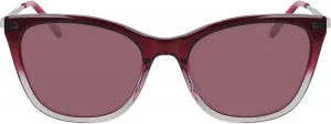 Солнцезащитные очки DKNY унисекс DK711s, Crystal Plum/Smoke Gradient
