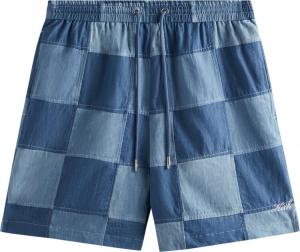 Шорты Kith Patchwork Indigo Active Short 'Indigo', разноцветный