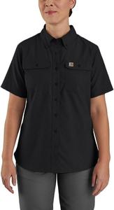 Carhartt Women's Force Relaxed Fit легкая футболка с коротким рукавом, Black