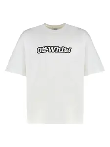 Футболка с принтом логотипа Off-White, белый