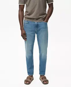 Мужские джинсы Ben Tapered Fit MANGO, синий