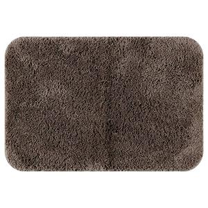 Мягкие плюшевые коврики для ванной, нескользящий дополнительный коврик для ванной комнаты, быстросохнущие противоскользящие лохматые коврики для ванной, 16 x 24 дюйма Unique Bargains, коричневый