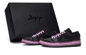 Jordan Баскетбольные кроссовки Air 1 Vintage, унисекс, низкие, розовые