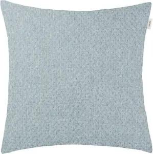 Чехол на подушку Esprit "Harp Structure, двусторонний чехол без наполнителя, 1 шт.", (1 шт.), под фланель 45х45 см, цвет blau-hellblau
