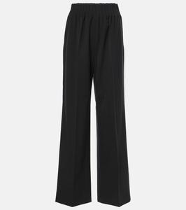 Широкие брюки из хлопка и льна Мод Fforme, черный