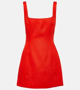 Льняное мини-платье Iris SIR, Scarlet