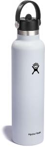Вакуумная бутылка для воды Hydro Flask со стандартным горлышком и гибкой крышкой, белый
