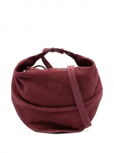 Замшевая сумка на плечо FEDERICO CINA, красный