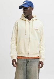 Толстовка Jack & Jones Zip-up sweatshirt, Antique White/Beige