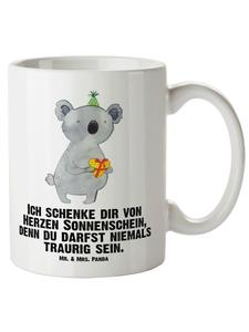 Подарочная кружка XL Koala с надписью белого цвета Mr. & Mrs. Panda