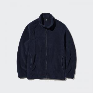 Толстовка унисекс Uniqlo Fleece Zipped, 69 темно-синий
