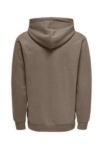Толстовка с капюшоном CERES Only & Sons, цвет Mottled Brown