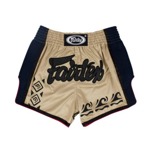 Шорты для тайского бокса Fairtex BS1713 Tribal, размер XXXL, хаки