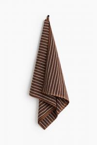 Банное полотенце H&M Striped, 70X140 см, коричневый