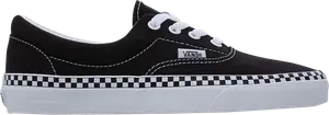 Кеды Vans Era Check Foxing - Black, черный