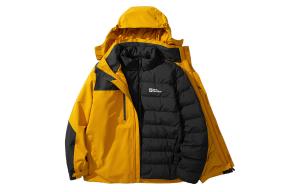Куртка Jack Wolfskin City Outdoor Collection мужская цветочная желтая, манго