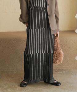 Жаккардовая вязаная юбка