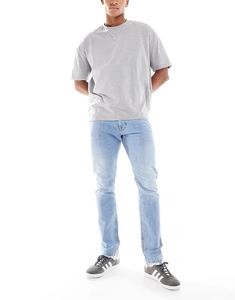 Джинсы Lee Luke зауженного кроя со светло-синим оттенком