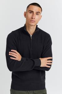 Пуловер BLEND Troyer BHCodford half zipp 20714337, черный