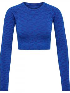 Спортивная футболка Hummel L/S Hmlmt Yoga Damen, цвет olympian blue/sodalite blue me