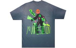 Футболка унисекс синяя Travis Scott, синий