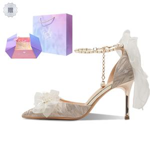 TADSW Сердечко возлюбленной Тонкие каблуки Высокие каблуки 8 см Женские Золотая коробка, цвет Gold Box