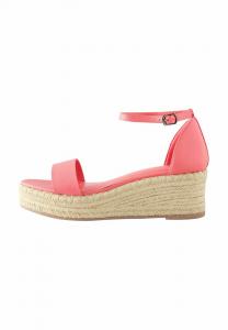 Босоножки на танкетке REGULAR - FOREVER COMFORT ROUND TOE - Espadrilles Next, цвет Mottled Pink