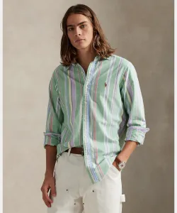 Классическая полосатая рубашка Оксфорд