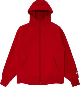 Толстовка Supreme x WINDSTOPPER Zip Up Hooded Sweatshirt 'Red', красный