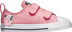 Кроссовки Converse Pokemon x Chuck Taylor All Star Easy-On Low TD Jigglypuff, розовый