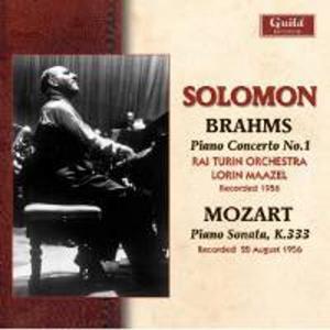 Диск CD Brahms: Piano Concerto No. 1 / Mozart: Piano Sonata, K. 333 - Johannes Brahms, Wolfgang Amadeus Mozart, Solomon Cutner, RAI Symphony Orchestra, Turin, Lorin Maazel