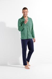 Мужская длинная пижама HOM USA, Navy print