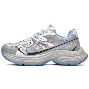 VICTORIA&VERA Скользоустойчивые, износостойкие, дышащие, увеличивающие рост женские низкие массивные кроссовки Blue, цвет Blue