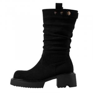 Сапоги женские 5,5 см Wonderful couple, Black