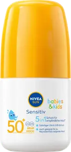 Детский самокат Sun  детский чувствительный SPF 50+ 50 мл NIVEA