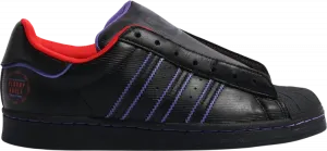 Кроссовки Adidas BLOODY ANGLE x Superstar Laceless 'Bewitching', черный