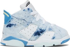 Кроссовки Air Jordan 6 Retro TD Washed Denim 2022, синий