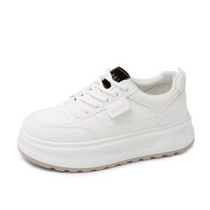 NANJIREN Женские лоу-топ скейтборд кроссовки бежево-красные, цвет Beige Red