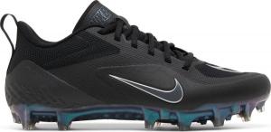 Бутсы Nike Alpha Huarache 8 Pro 'Black Metallic Silver', черный