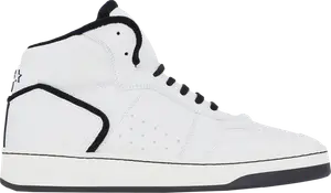 Кроссовки Saint Laurent Wmns SL-80 Mid Optical White Black, белый