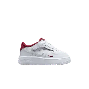 Кроссовки Nike Force 1 Low LV8 EasyOn TD White Team Red, белый