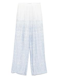 ERMANNO FIRENZE брюки с завышенной талией, белый